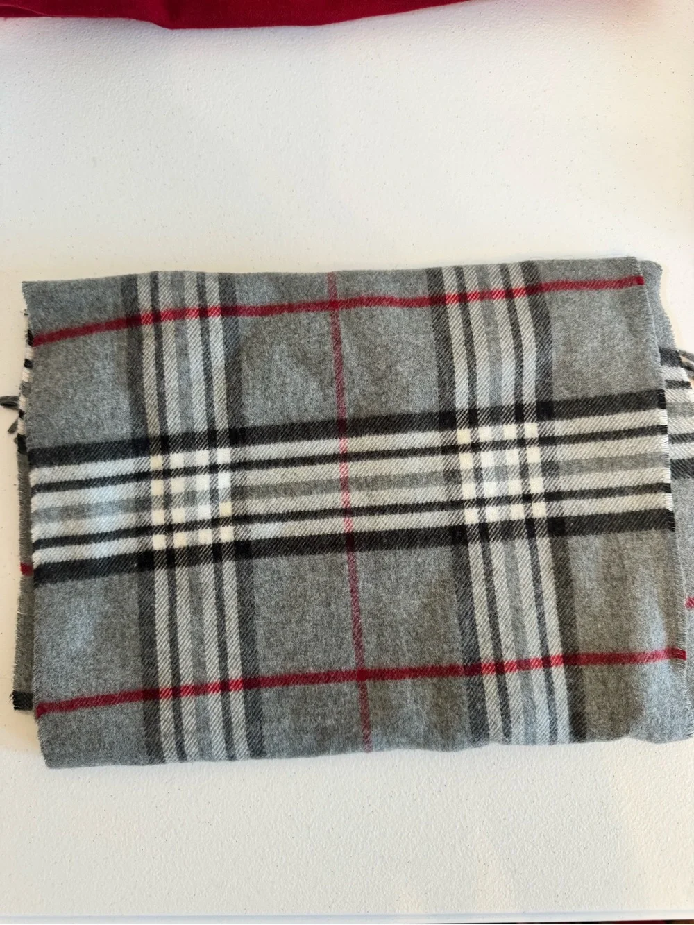 Scarf Pack - Red, Black/White Plaid, Gray Plaid, Pink Plaid 4 total